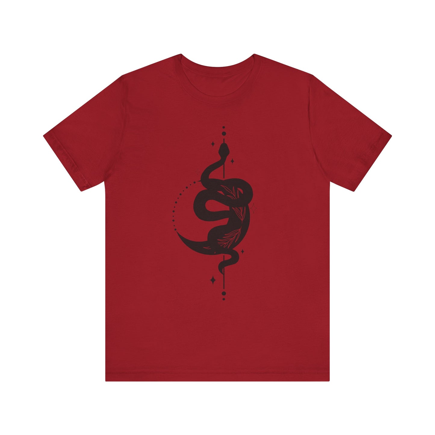 Moon and Snake – Witchy Minimalist T-Shirt