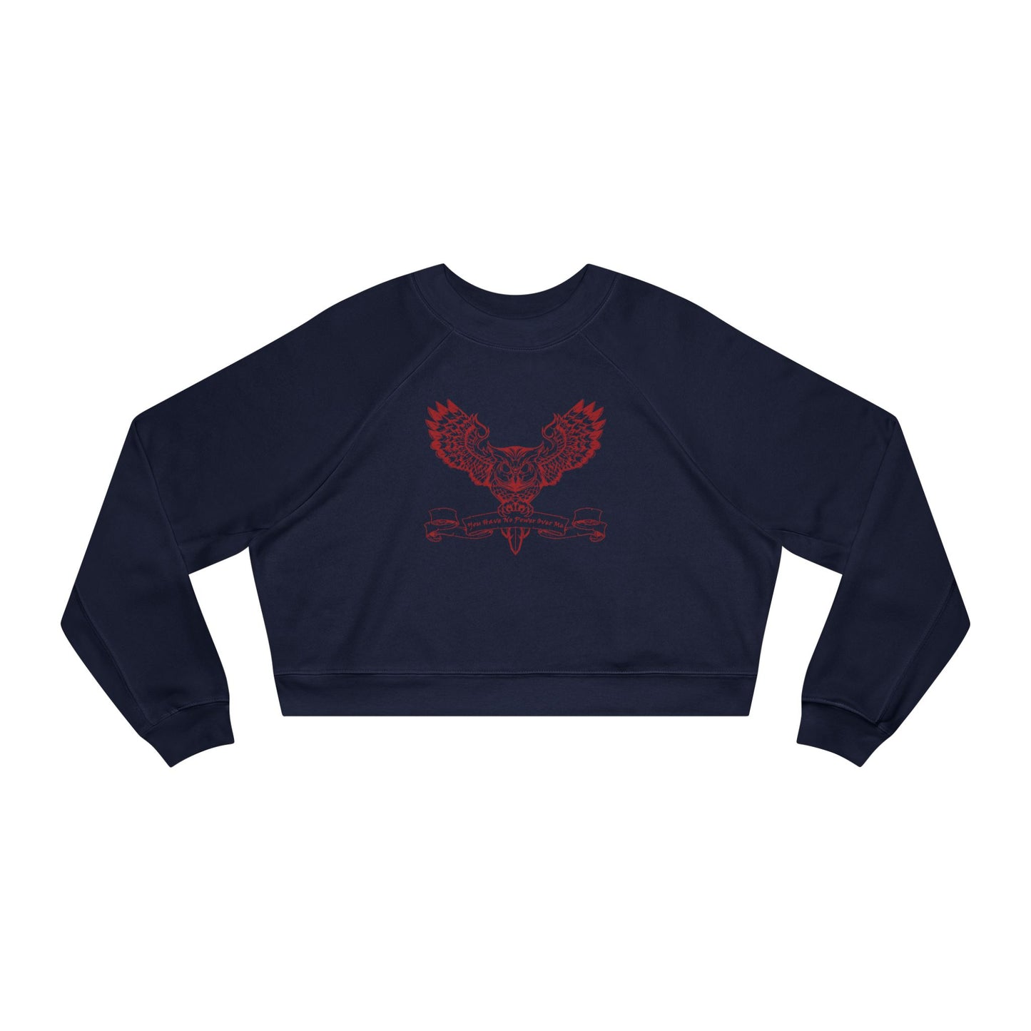 You Have No Power Over Me, Labyrinth, Cropped Fleece Pullover, Owl Sweatshirt, Vintage 80s Nostalgia