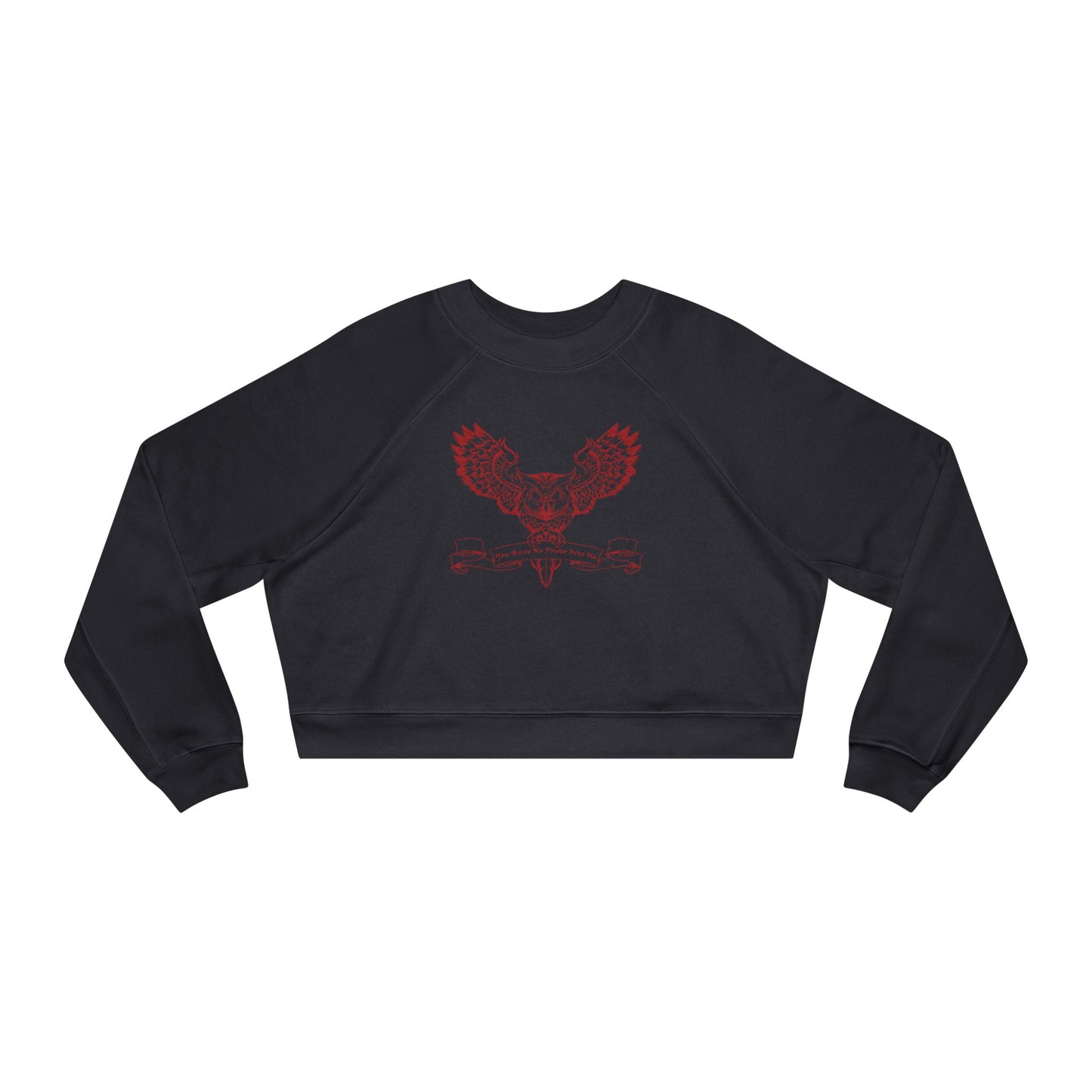 You Have No Power Over Me, Labyrinth, Cropped Fleece Pullover, Owl Sweatshirt, Vintage 80s Nostalgia