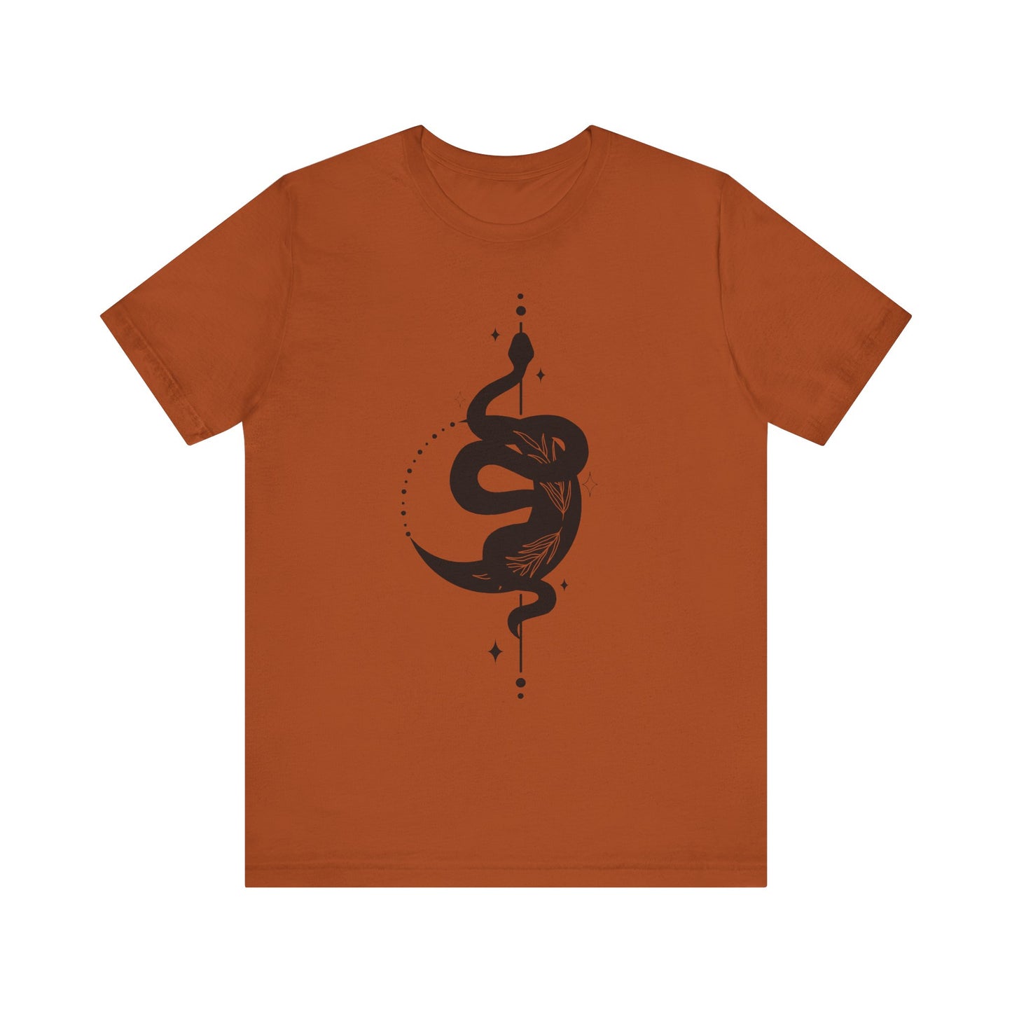 Moon and Snake – Witchy Minimalist T-Shirt