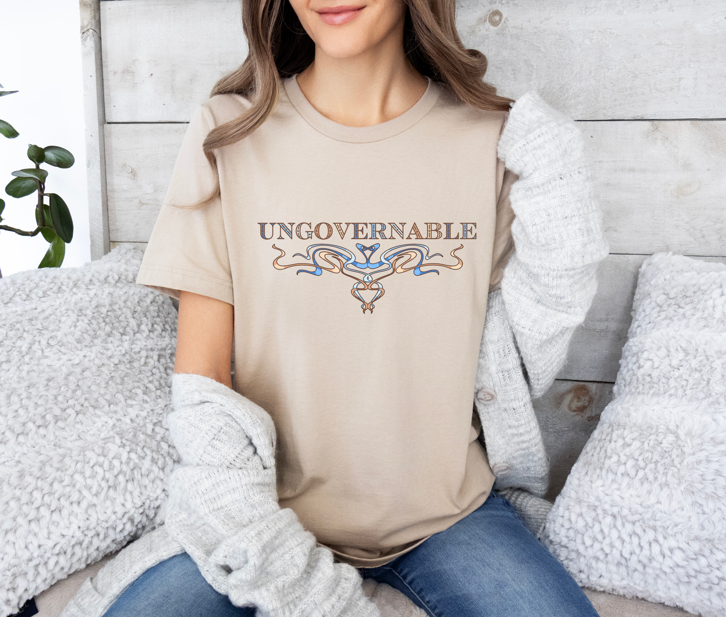Ungovernable Shirt, Feminist Anti-Establishment Tee, Rebel Aesthetic