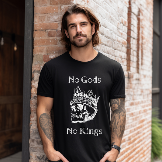 No Gods, No Kings – Anarchist Skull T-Shirt