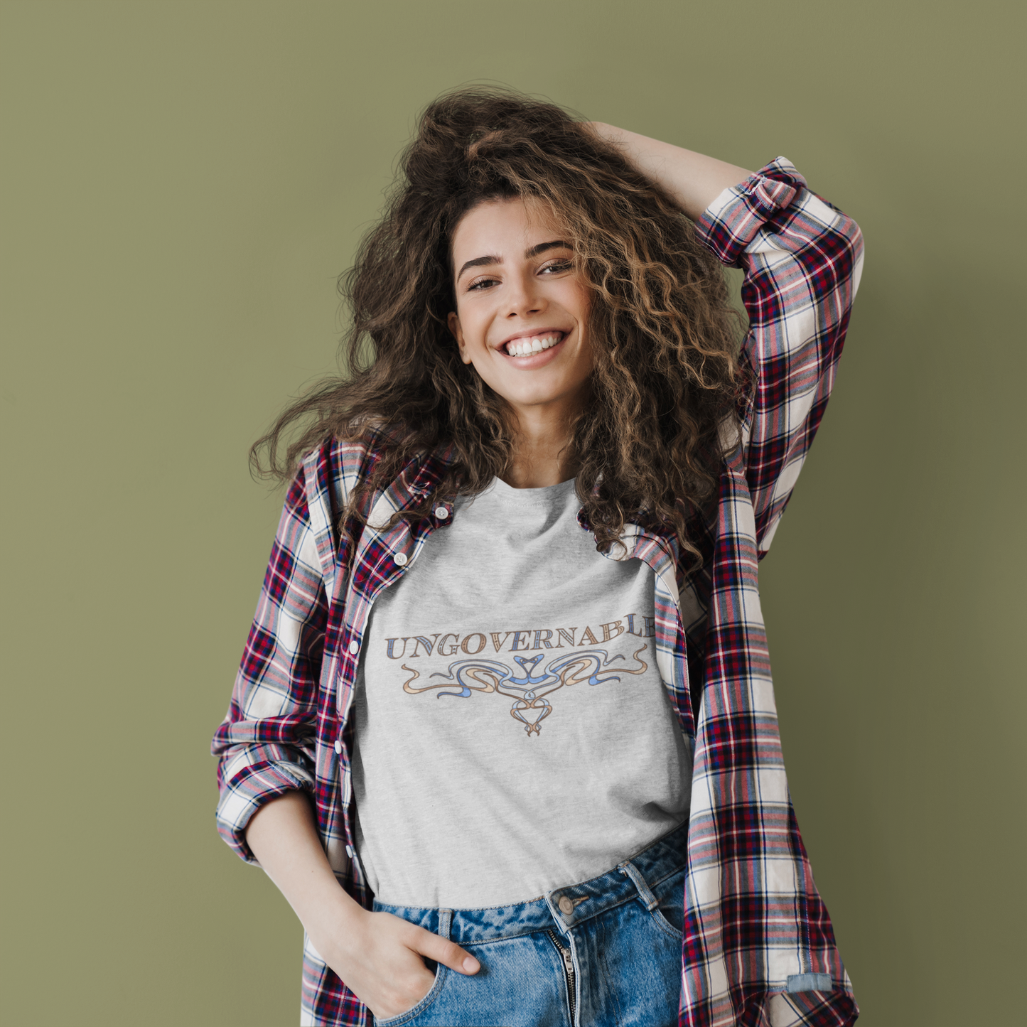 Ungovernable Shirt, Feminist Anti-Establishment Tee, Rebel Aesthetic