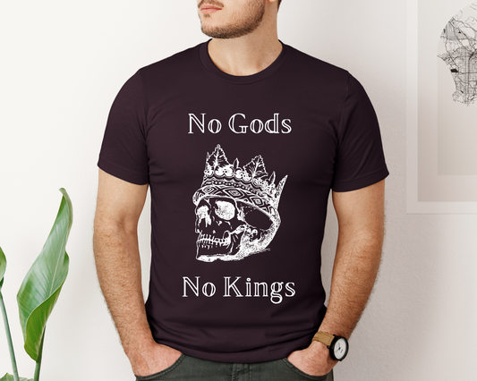 No Gods, No Kings – Anarchist Skull T-Shirt