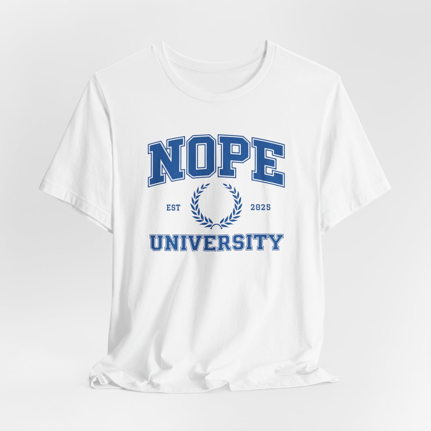 NOPE  University T-Shirt - Blue