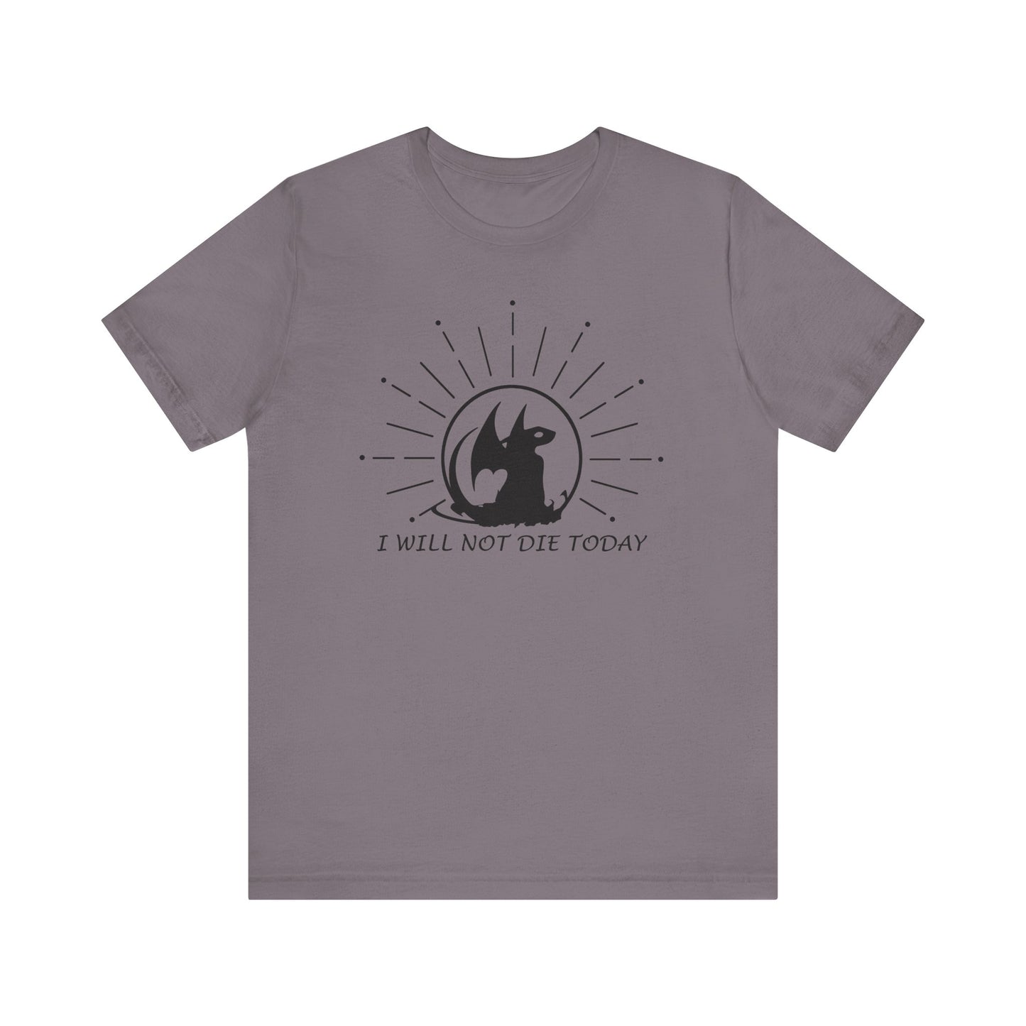 I Will Not Die Today Tee, Dragon Rider T-Shirt