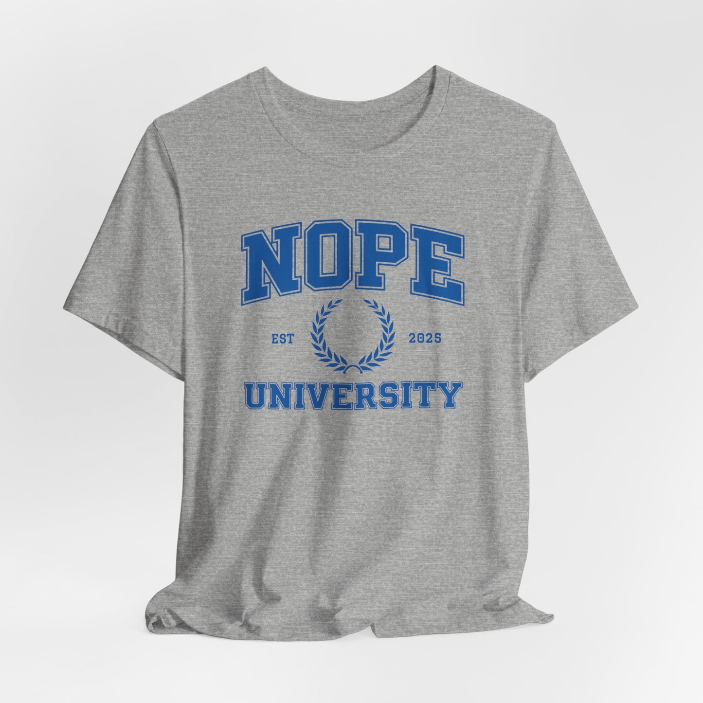 NOPE  University T-Shirt - Blue