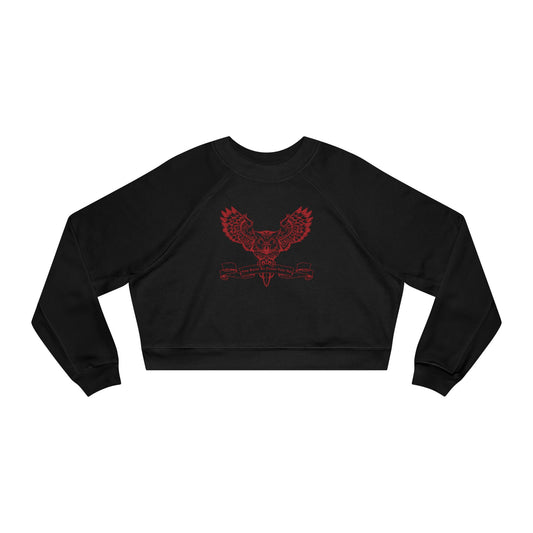 You Have No Power Over Me, Labyrinth, Cropped Fleece Pullover, Owl Sweatshirt, Vintage 80s Nostalgia