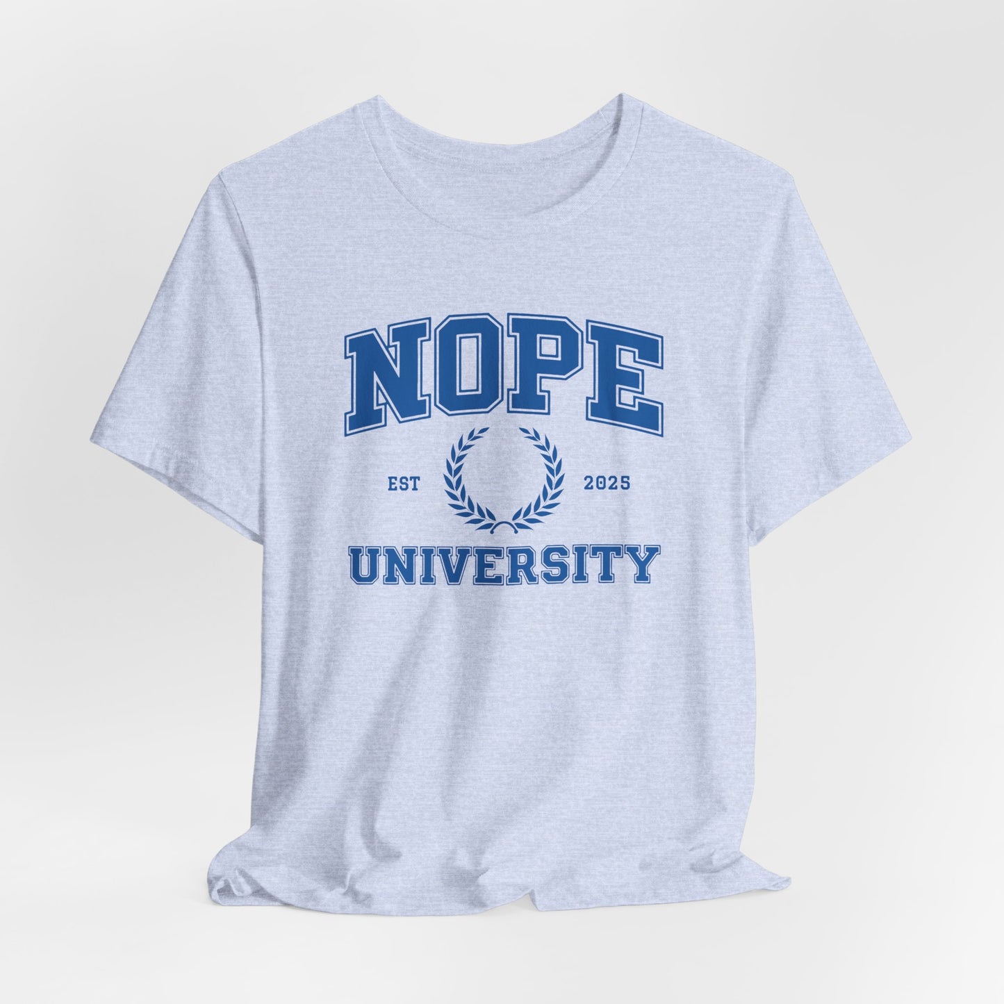 NOPE  University T-Shirt - Blue