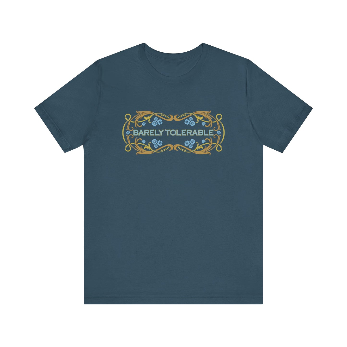 Barely Tolerable T- Shirt, Pride and Prejudice - Jane Austen Shirt
