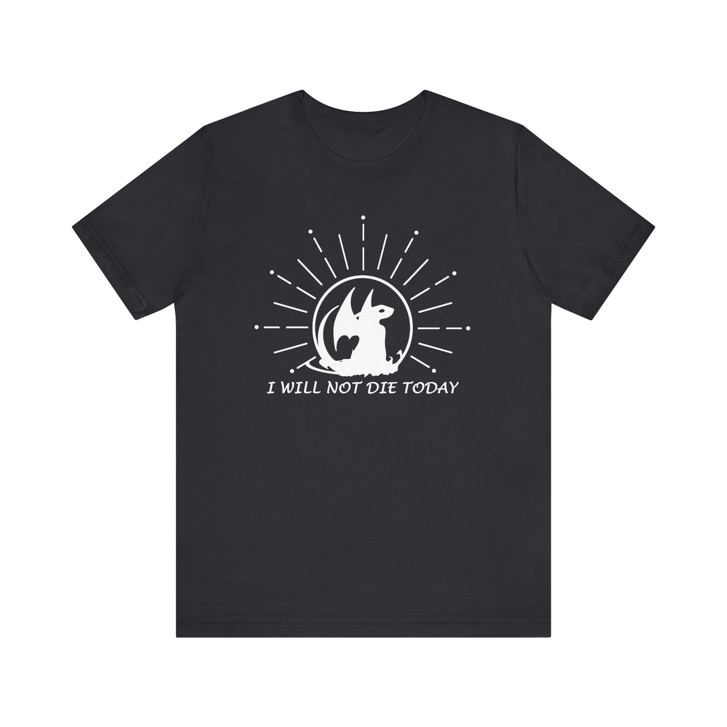 I Will Not Die Today Tee, Dragon Rider T-Shirt