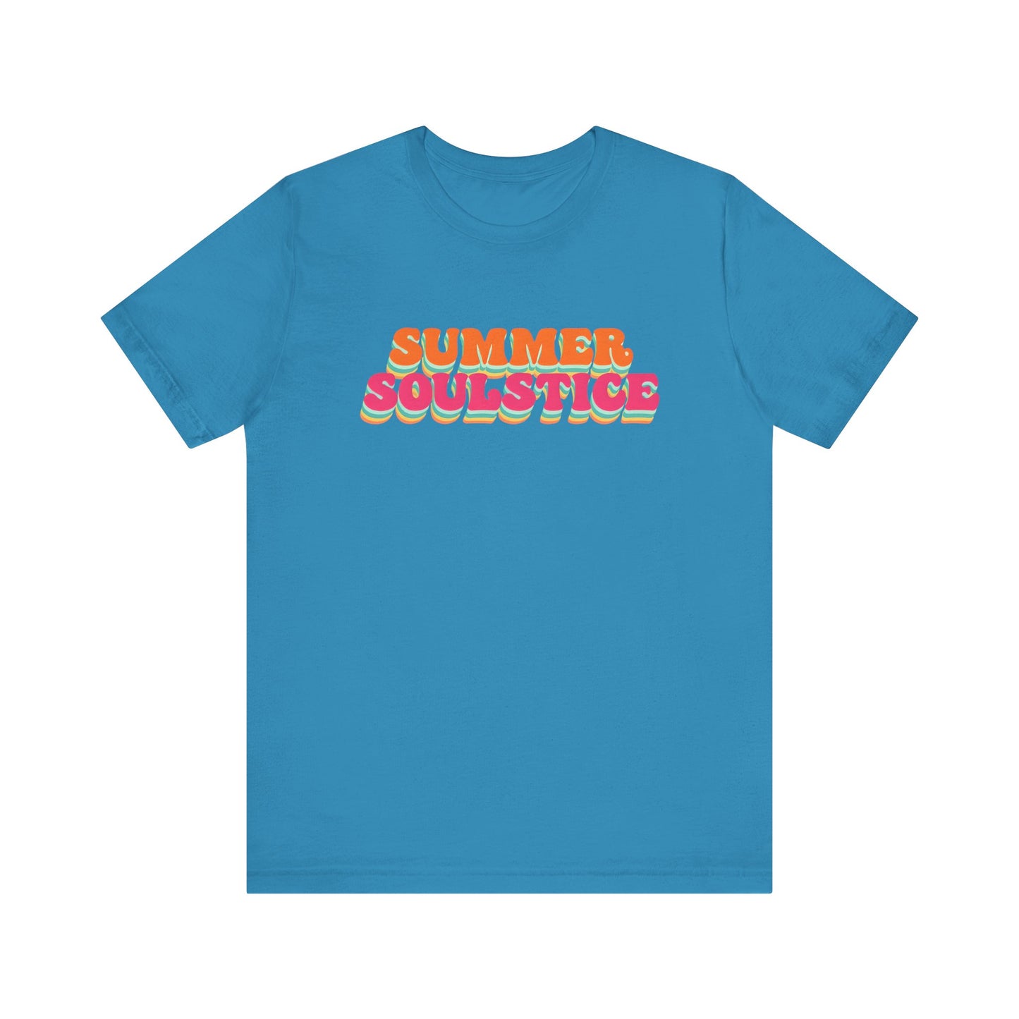 Summer Soulstice Shirt, Retro Groovy Tee, Funky 70s Vibes