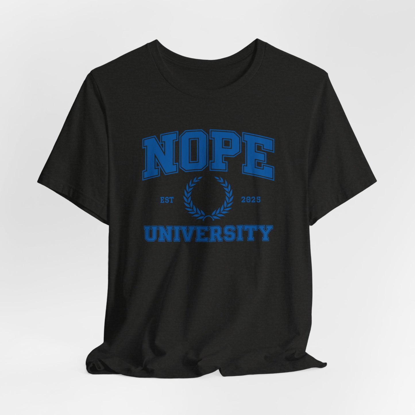 NOPE  University T-Shirt - Blue