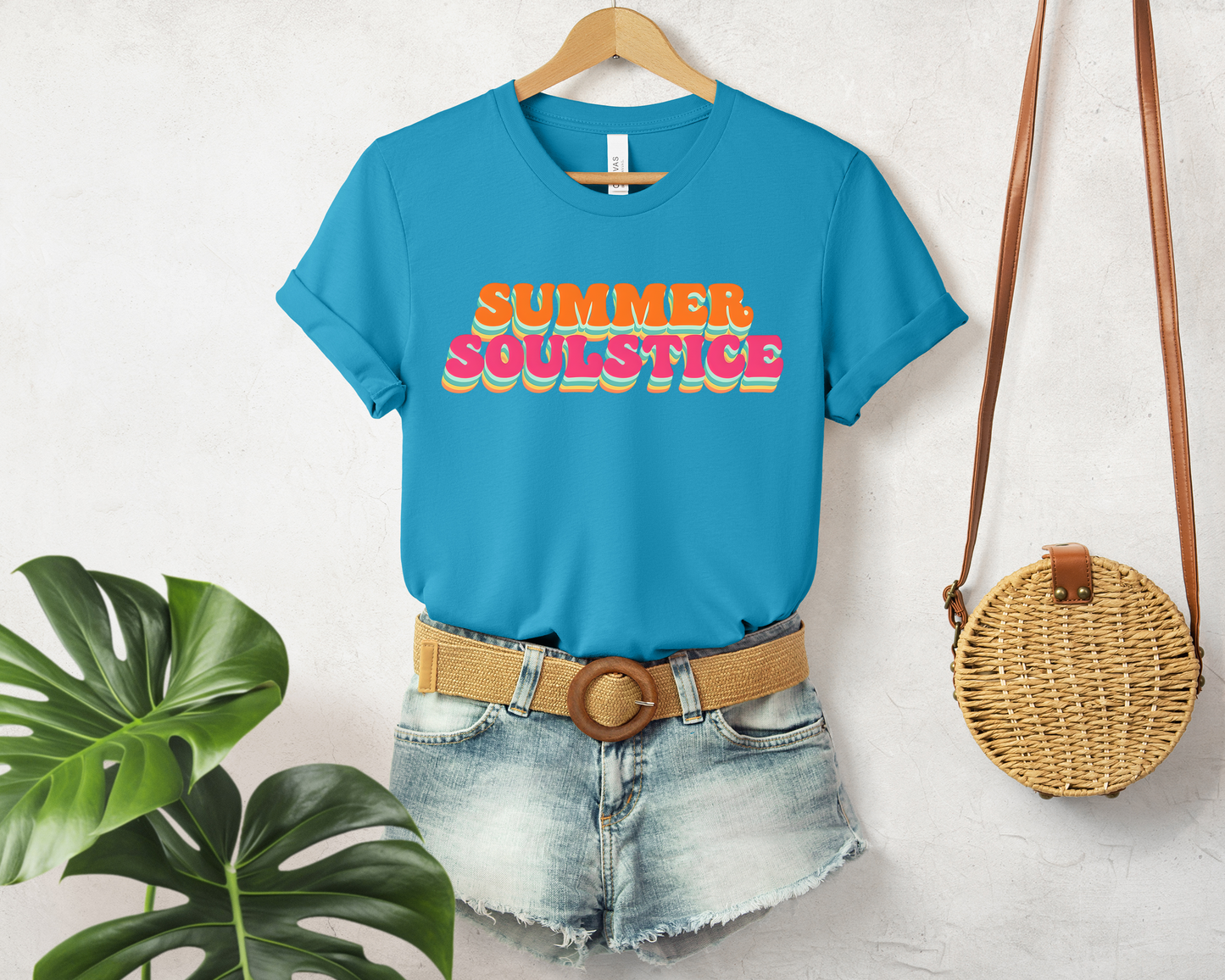 Summer Soulstice Shirt, Retro Groovy Tee, Funky 70s Vibes