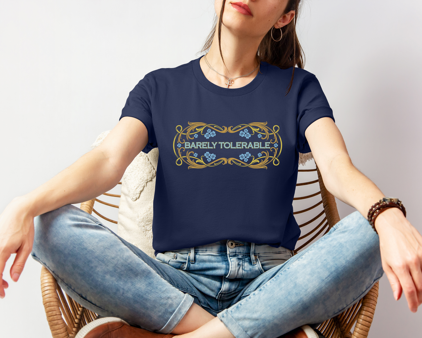 Barely Tolerable T- Shirt, Pride and Prejudice - Jane Austen Shirt