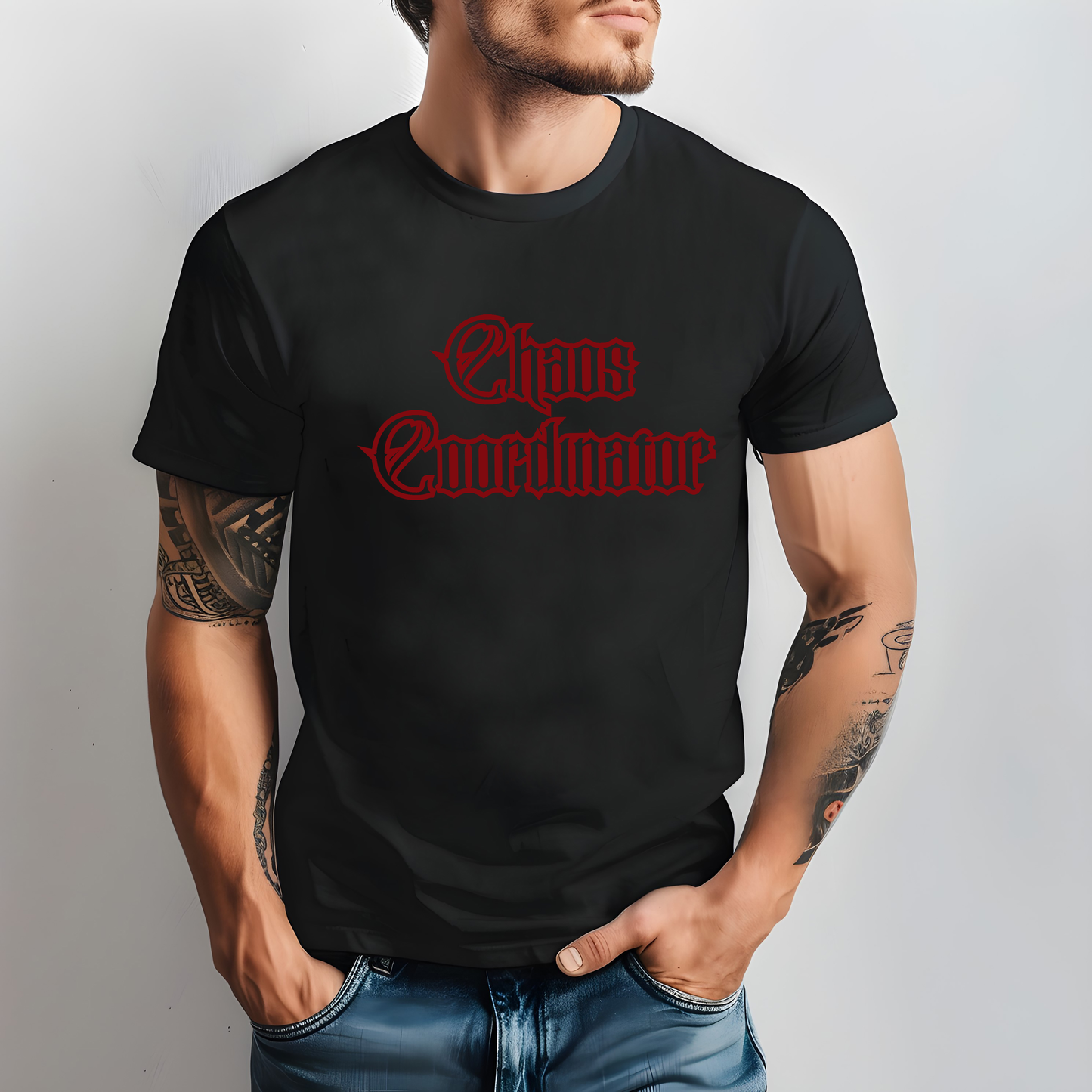 Chaos Coordinator T-Shirt, Gothic Aesthetic Graphic Tee, Goth Mom Gift