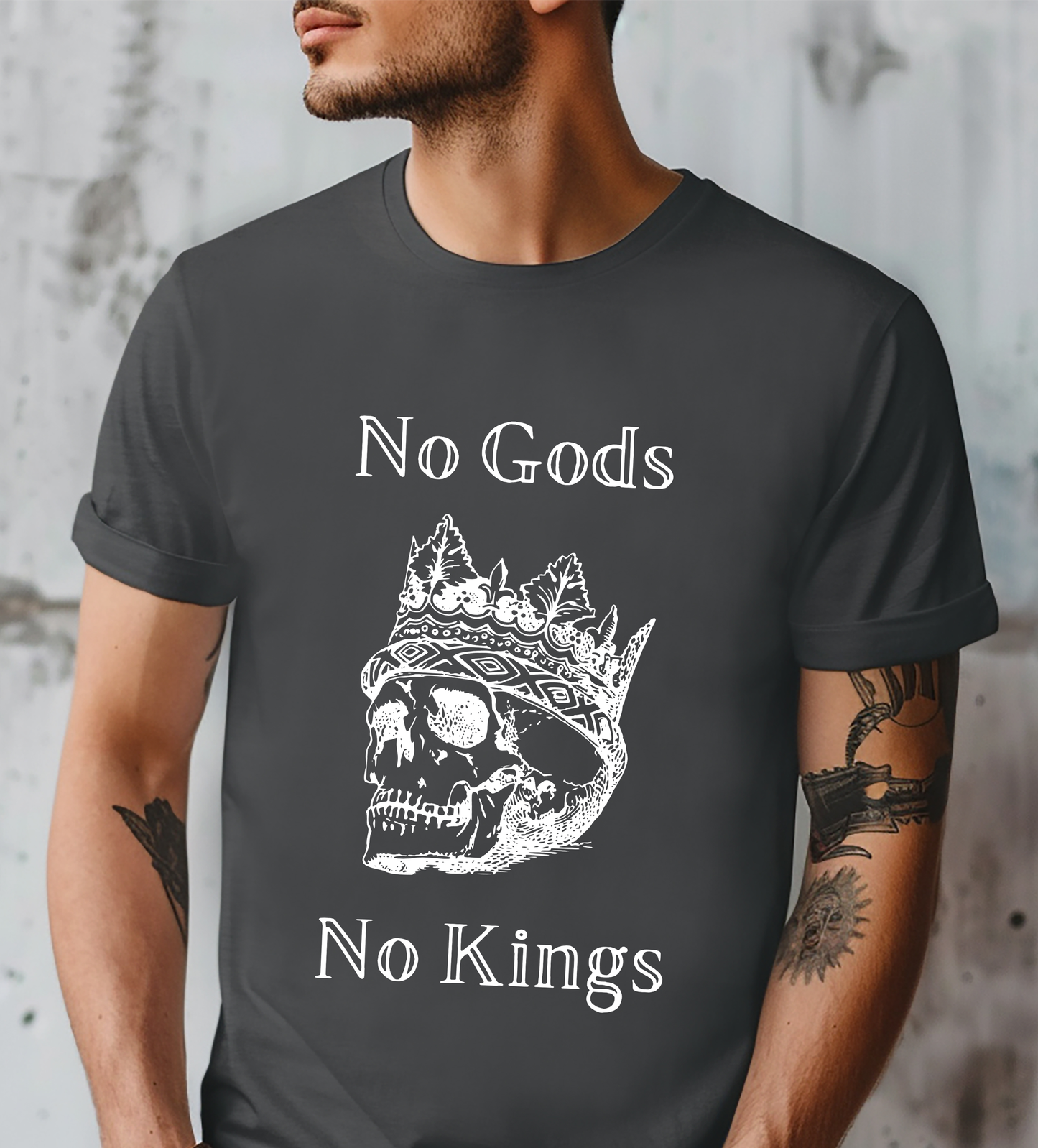 No Gods, No Kings – Anarchist Skull T-Shirt