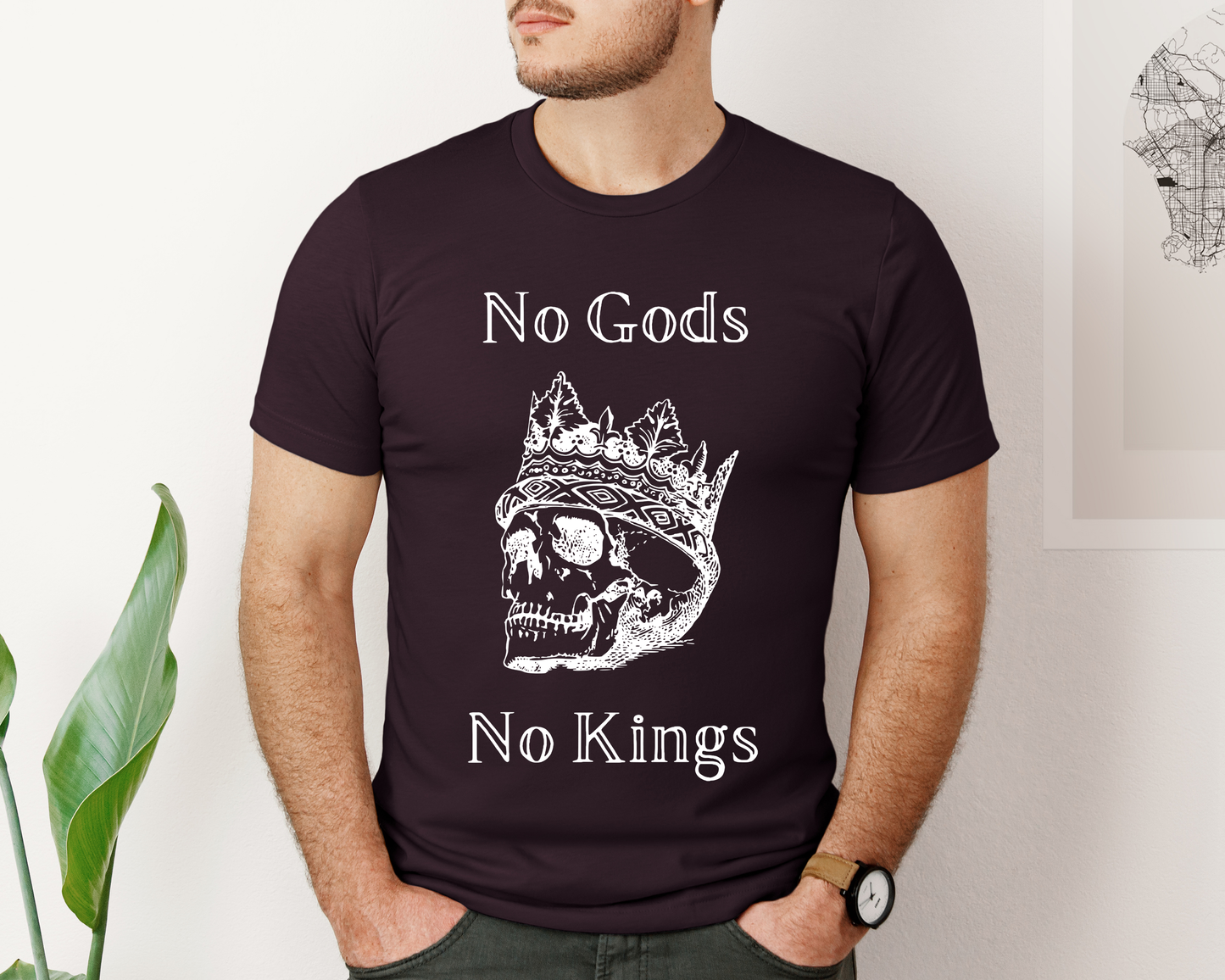 No Gods, No Kings – Anarchist Skull T-Shirt